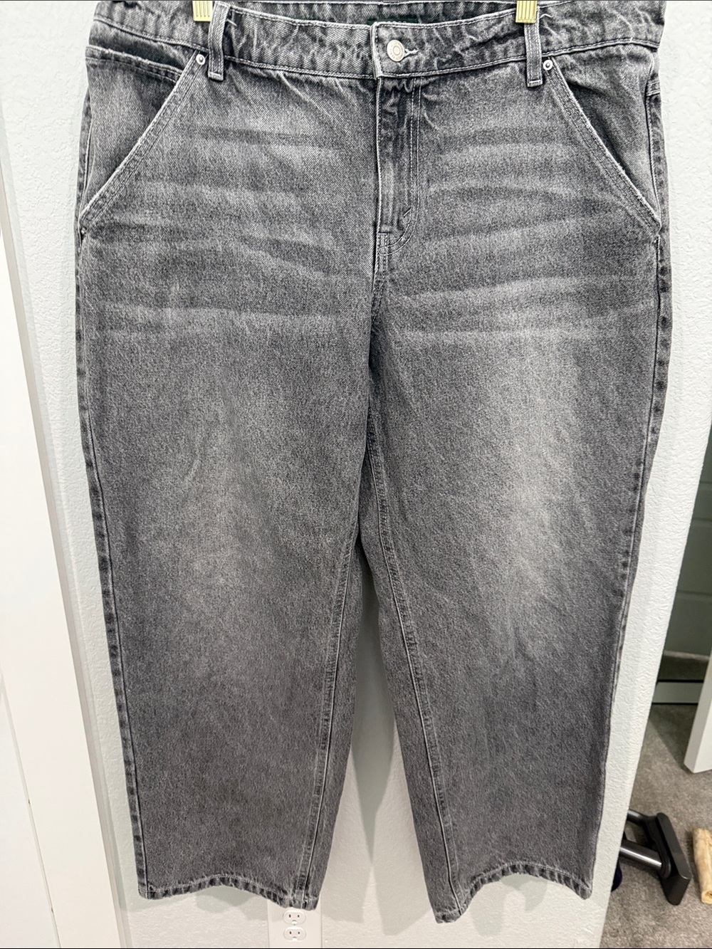wild fable Gray Washed Mid- 90’s relaxed Straight Jeans